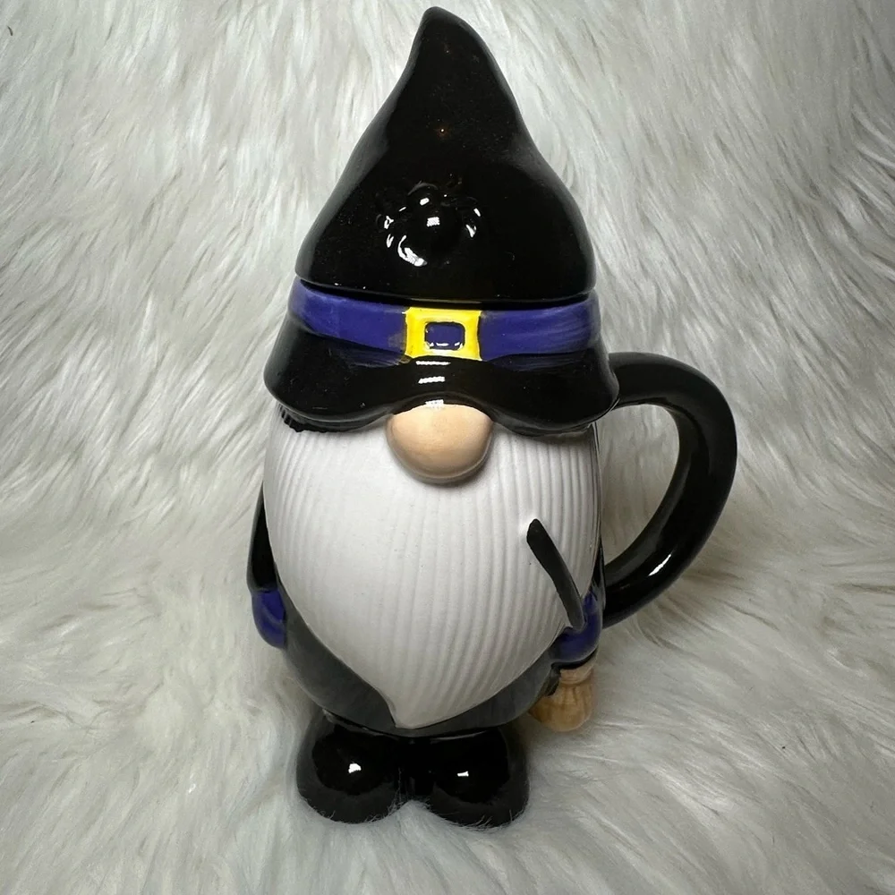 Black and White Gnome Mug